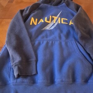 Nautica Blue and Black Hoodie Gently Worn By Nautica. #boyshoodie #hoodie